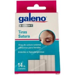 Galeno galeno tiras sutura 14 tiras 2 tamaÃ?os