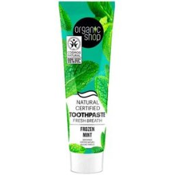 Organic shop os menta pasta de dientes natural certificada «aliento fresc