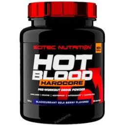 Scitec nutrition hot blood hardcore 700g frutos rojos