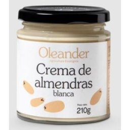 Oleander crema de almendra blanca repelada 210gr. bio vegan