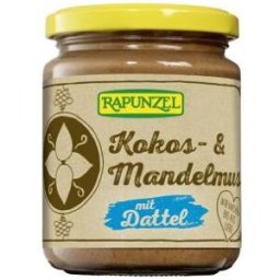 Rapunzel crema de coco y almendras con datil 250gr. bio