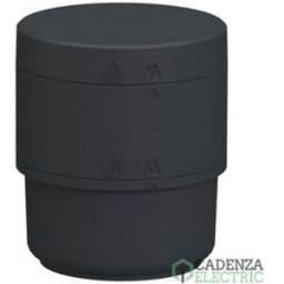 Unidad base Harmony XVB7, Ø70 mm, base DC con adaptador y tapa, gris ref. XVB7C21B Schneider Electric