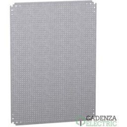 Microperforated mounting plate H800xW600 w/holes diam 3,6mm on 12,5mm pitch ref. NSYMF86 Schneider Electric