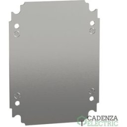Placa de montaje ciega H250xW200mm de acero galvanizado ref. NSYMM2520 Schneider Electric