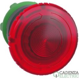 Cabeza par emergencia lum 40mm rojo 1/4 giro ref. ZB5AW743 Schneider Electric