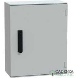 Thalassa PLM - Arm Mur Pol IP66 530x430x200mm puerta ciega cierre 3P llave 1242E ref. NSYPLM54VG Schneider Electric