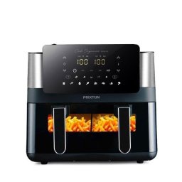 Freidora de aire Prixton Cook Organics Dual 8 L 2000 W con ventana