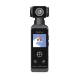 Cámara Digital Compacta Prixton Snap Pocket DC600 50 MP Sensor CMOS 5K WiFi Giratoria Sumergible