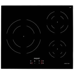 Placa de inducción Exquisit EKI 630 3 zonas PowerBooster VarioZone 7,2 kW