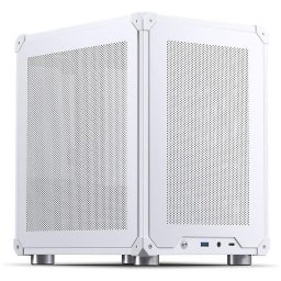 Torre Jonsbo C6-ITX Blanca Mini ITX Paneles Mesh Compacta SFX