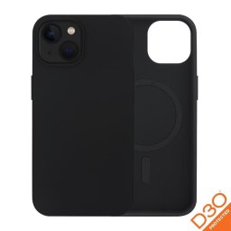 Funda para móvil dbramante1928 Iceland Ultra D3O Cover plástico reciclado negro para iPhone 17e/16e/15/14/13