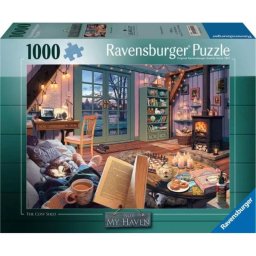 Puzle Ravensburger Mi Refugio Cobertizo Acogedor 1000 Piezas