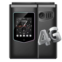 HAMTOD T8 4G 2,8" Flip Botón SOS Batería 1500mAh Negro