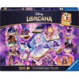Puzzle Ravensburger 12001622 Glimmers of The Realm Amethyst 1000 piezas Disney Lorcana