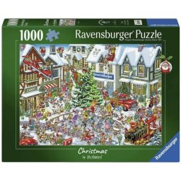 Puzle Ravensburger 1000 Piezas Ray Nicholson Mercado Navideño