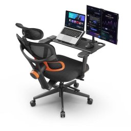 Silla Ergonómica Newtral NT001 Soporte Lumbar Adaptativo y Reposacabezas Ajustable