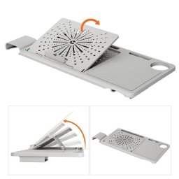 Escritorio desmontable Newtral LAPD para silla MagicH-BP/MagicH-BPro gris ángulo ajustable
