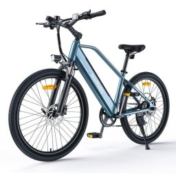 Bicicleta eléctrica HillMiles MileTrail 1 Azul 250W 36V 13Ah hasta 100 km