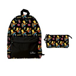 Pack Escolar Mochila y Escuche The Simpsons Bart
