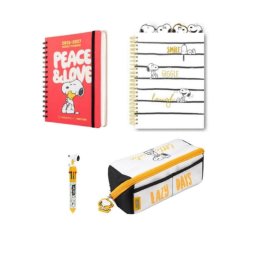 Pack Oficina y Estudio Snoopy Lazy Days Agenda + Libreta + Estuche + Bolígrafo