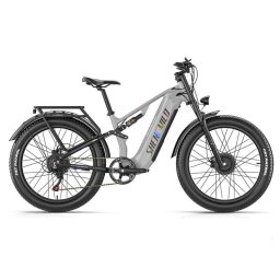 Bicicleta Eléctrica Todoterreno Shengmilo S600 PRO 2x1000W 48V 25Ah 26