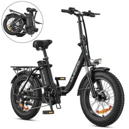 Bicicleta Eléctrica Plegable ULZOMO Dolphin 20" 250W 36V 13Ah 89km Shimano 7v