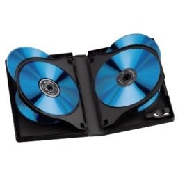 Funda Discos Hama DVD Box 6 Negro Pack 3 Unidades