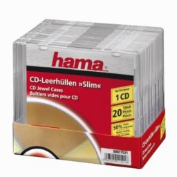 Funda discos ópticos Hama Transparente Plástico 120 mm