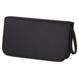 Funda para Discos Hama 104 Discos Negro Nylon