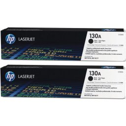 HP 130A Pack X2 Tóner Original Laserjet Pro Negro