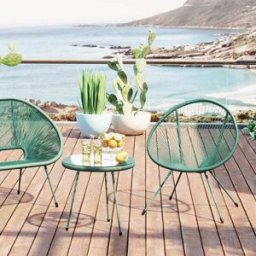 Kare Design Set de jardín acapulco (2/piezas) mono verde