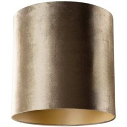 QAZQA Pantalla lámpara terciopelo bronce dorado 40/40/40
