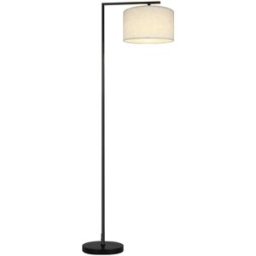 Nettlife Ulm - lámpara de pie de metal, color blanco, 32 cm, e27