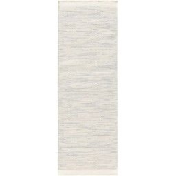 Benuta Alfombra niños azul claro/blanco 70x200