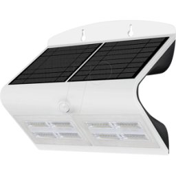 V-TAC VT-8278 - Luminaria solar LED, luminaria mural, 8 W, 4000 K, blanca, IP65