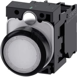 SIEMENS ACT 2AB60-1BA0 - Pulsador luminoso, 1 NO, blanco, redondo