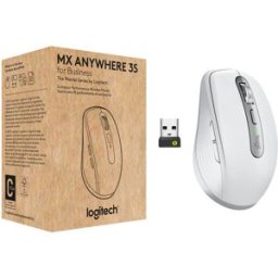 Logitech Rato MX Anywhere 3S for Business 8000DPI Wireless/Bluetooth Cinzento Claro