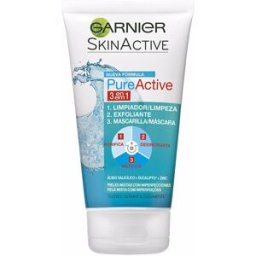 Garnier Pure Active 3 en 1 limpiador pieles mixtas con imperfecciones gel 150 ml