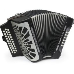 Hohner Compadre Preta GCF Silver Grill concertina
