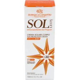 Bottega di lungavita sol leon crema solar spf 30 alta proteccion 150ml.