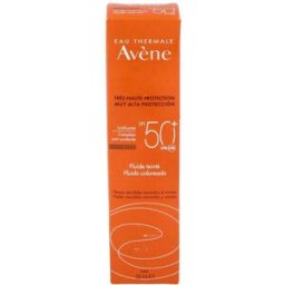 Avene fluido solar spf 50+ color 50ml.