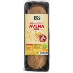 Solnatural galletas de avena endulzadas con datil 170gr. bio