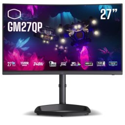 Monitor Cooler Master GM27QP 27" Quad HD 240Hz VA Curvo HDR400 1ms Altavoces
