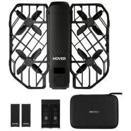 Dron HOVERAir X1 Pro Combo Plegable 4K 60fps 32GB 1000m Negro