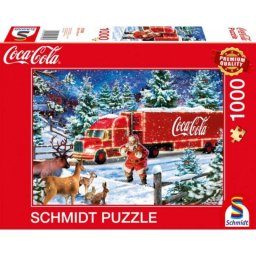 Puzzle Schmidt Spiele 1000 piezas Camión Navideño Coca-Cola