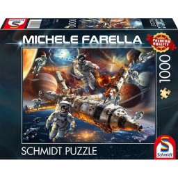 Puzzle Schmidt Spiele 1000 piezas Michele Farella Mundos estelares mágicos