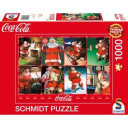 Puzzle Schmidt Spiele 1000 piezas Santa Claus de Coca-Cola