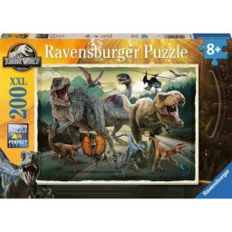 Puzzle Ravensburger Jurassic World 200 piezas Dinosaurios 8 años