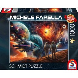 Puzzle Schmidt Spiele 1000 piezas Michele Farella Esplendor Cósmico