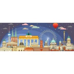 Puzzle Ravensburger Panorama Noches en Berlín 1000 piezas